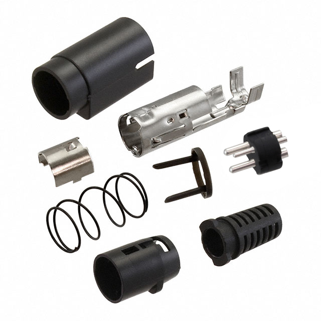CONN PLUG MALE 3P SOLDER CUP