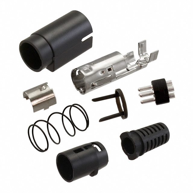 CONN PLUG MALE 4P SOLDER CUP