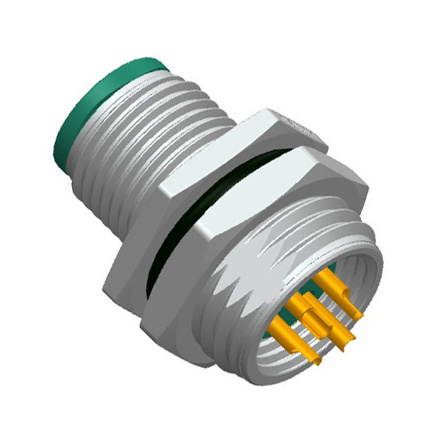 CONN PLUG MALE 4P GOLD SLDR CUP