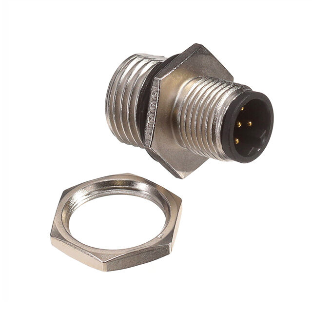 M12 PANEL SOLDER CONN