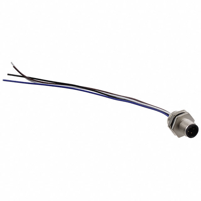 CONN PLUG MALE 4P WIR LEAD 0.49'