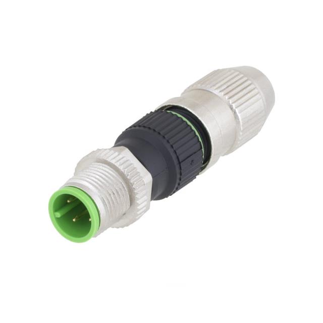 M12 4A-M FIELD TERM 24-20AWG
