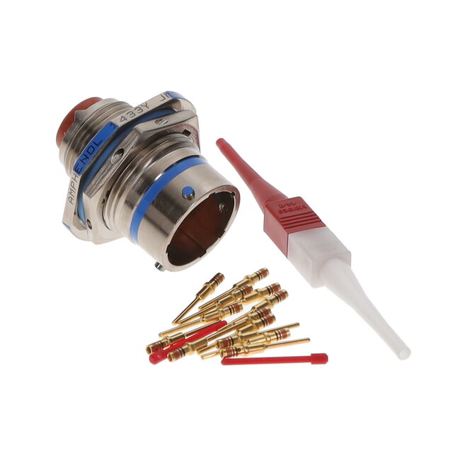 BAYONET, JAM NUT RECEPTACLE WITH