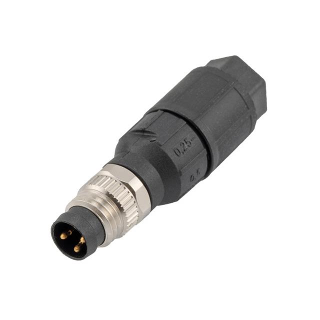 M8 3P-M FIELD QUICKTERM 24-20AWG