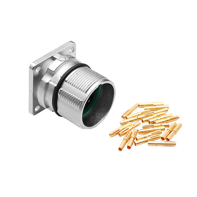 CONN RCPT FMALE 12POS GOLD CRIMP