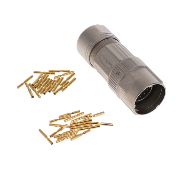 CONN PLUG FMALE 17POS GOLD CRIMP