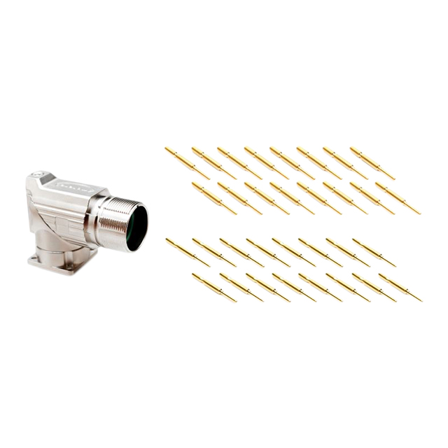 CONN RCPT MALE 16POS GOLD CRIMP