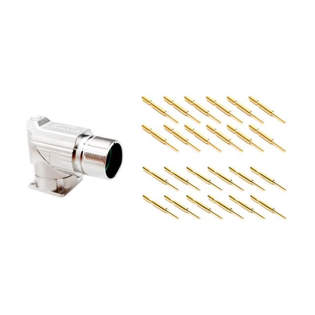 CONN RCPT MALE 12POS GOLD CRIMP