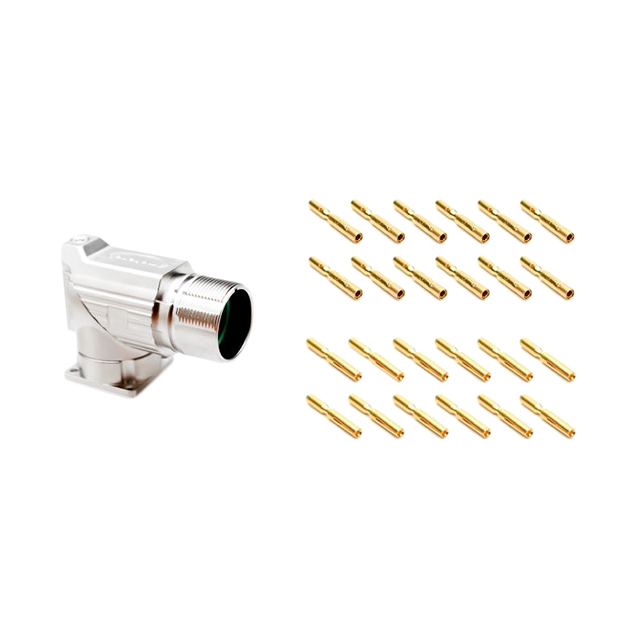 CONN RCPT FMALE 12POS GOLD CRIMP