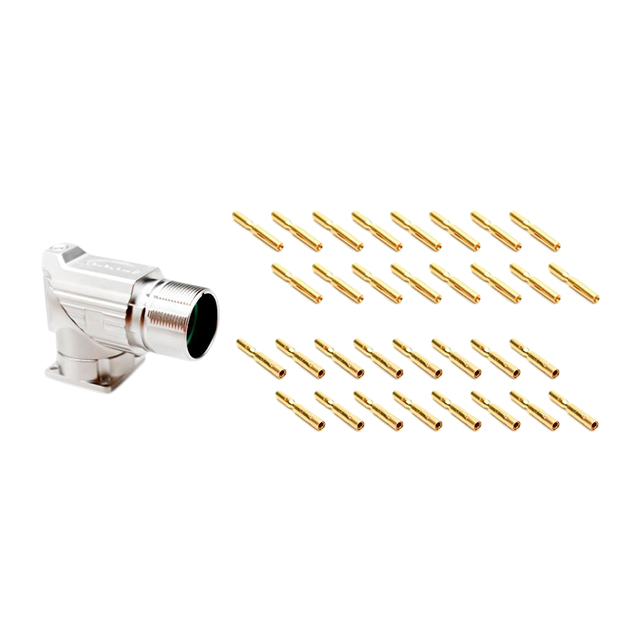 CONN RCPT FMALE 16POS GOLD CRIMP