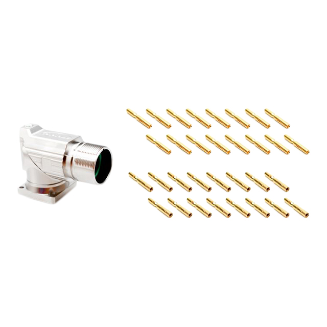 CONN RCPT FMALE 16POS GOLD CRIMP