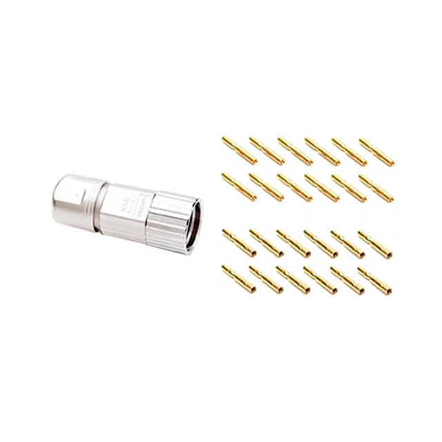 CONN PLUG FMALE 12POS GOLD CRIMP