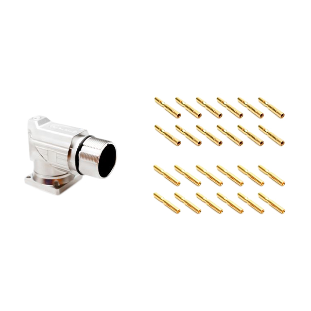 CONN RCPT FMALE 12POS GOLD CRIMP