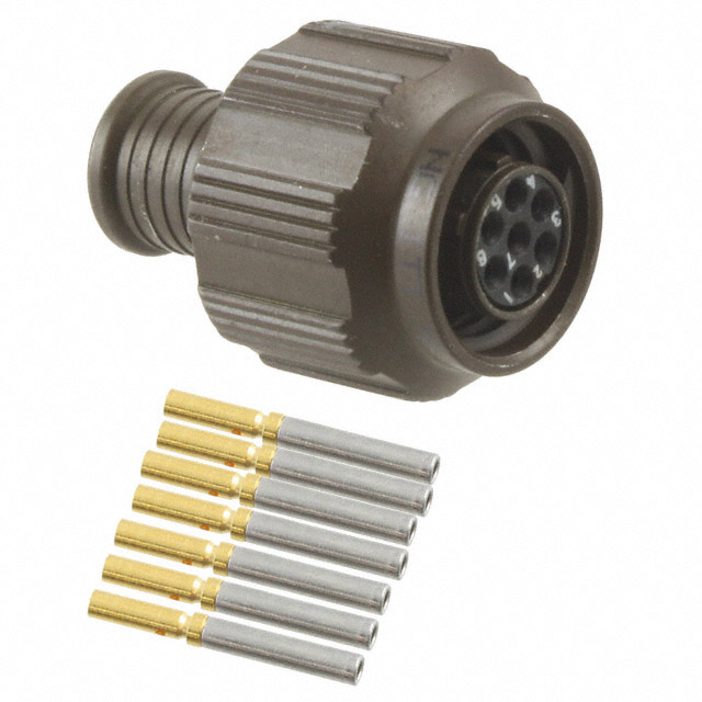 CONN PLUG FMALE 7POS GOLD CRIMP