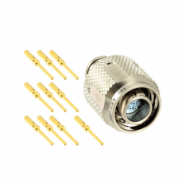 CONN PLUG MALE 10POS GOLD CRIMP