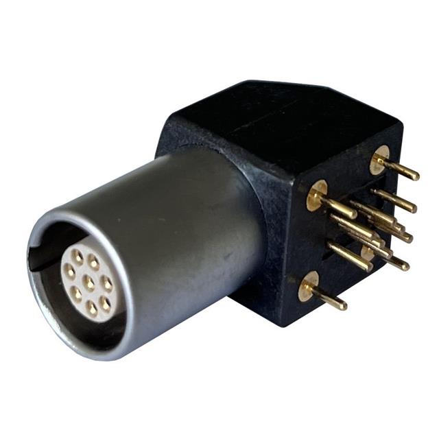 CONN RCPT FMALE 8POS GOLD SLDR