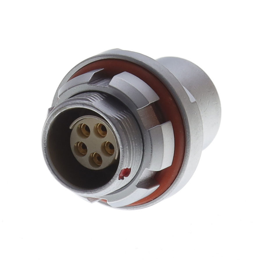 CONN RCPT FMALE 5POS GOLD SLDR