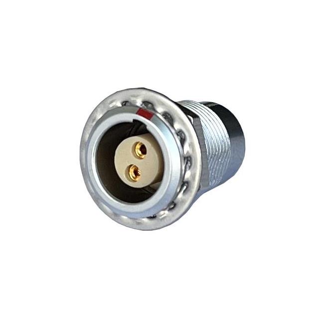 CONN RCPT FMALE 2P GOLD SLDR CUP