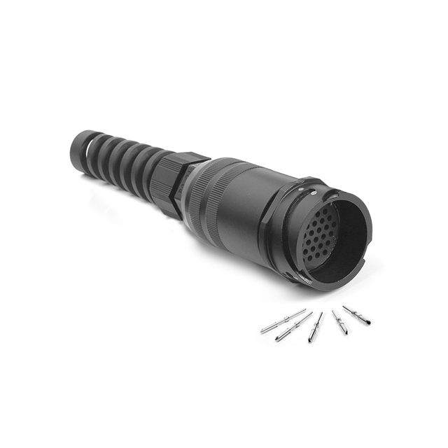 CONN RCPT MALE 19POS GOLD CRIMP