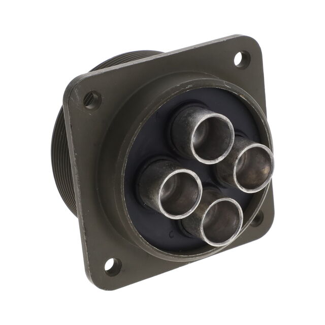 CONN RCPT MALE 4P SILV SLDR CUP