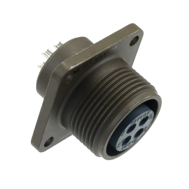 CONN RCPT FMALE 4P SILV SLDR CUP