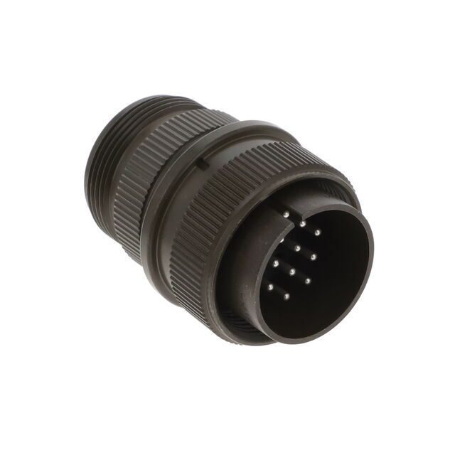 CONN PLUG MALE 14P SILV SLDR CUP