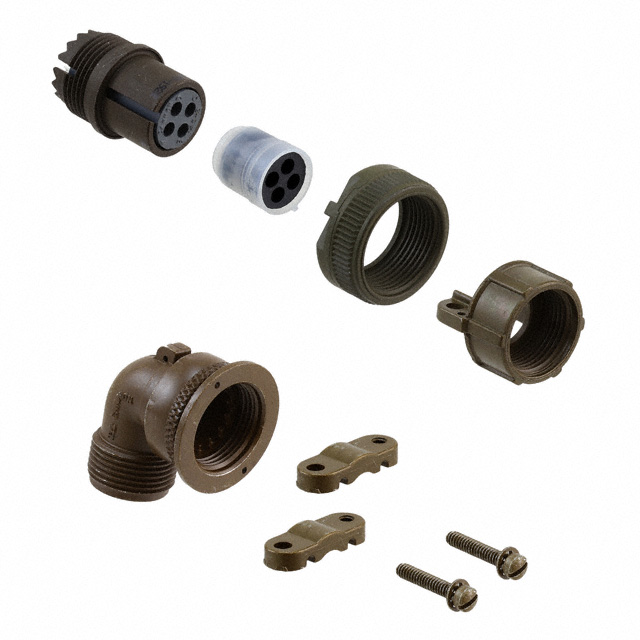 CONN PLUG FMALE 4P SOLDER CUP