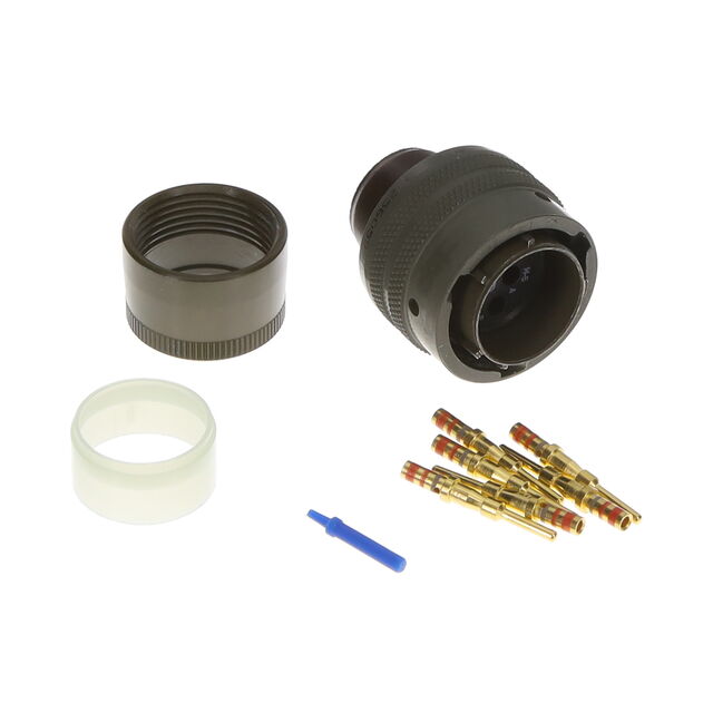 CONN PLUG MALE 5POS GOLD CRIMP