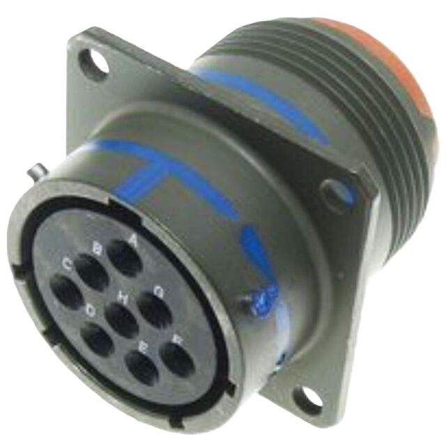 CONN RCPT MALE 8POS GOLD CRIMP