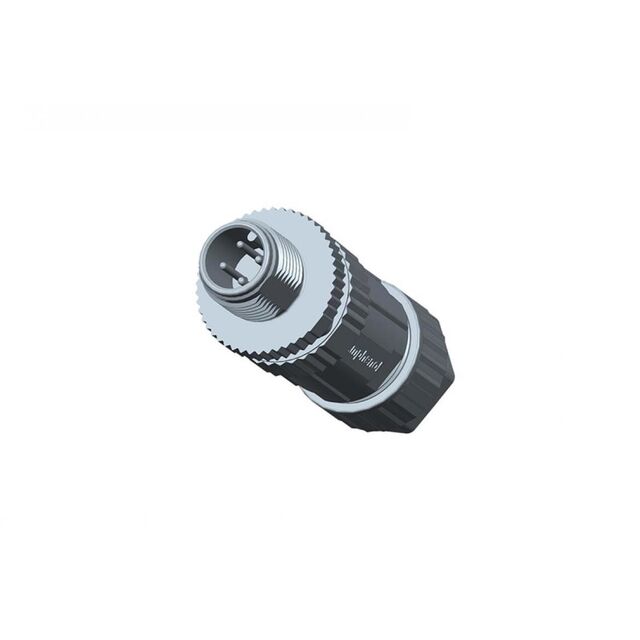 M SERIES, M12, 4A, 03 PINS, FIEL