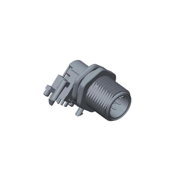 CONN M12 RA MALE 4PIN SHIELD M12