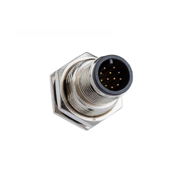 M SERIES, M12, 2A, 06 PINS, RECE