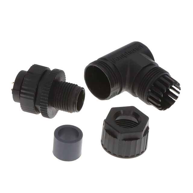 M SERIES, M12, 4A, 04 PINS, FIEL