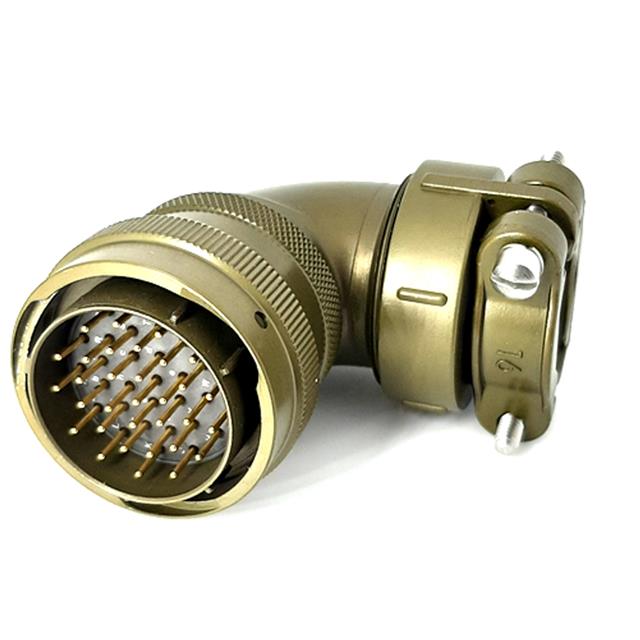 RIGHT ANGLE CABLE PLUG, WITH STR