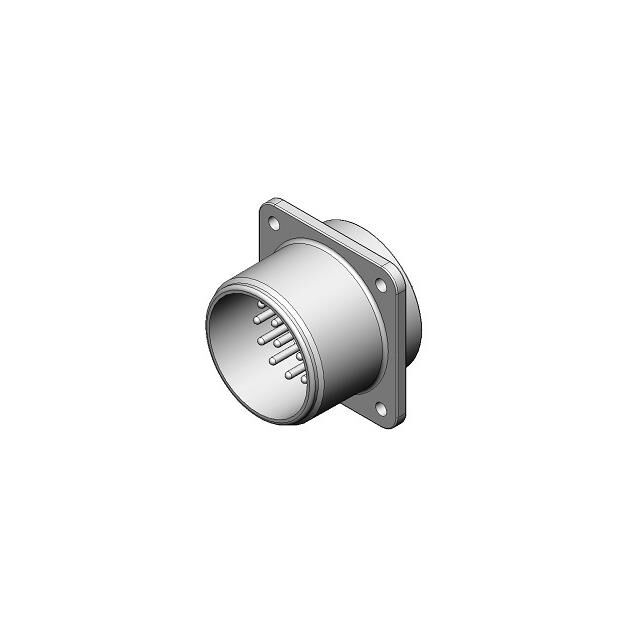 CONN RCPT MALE 17P SOLDER CUP