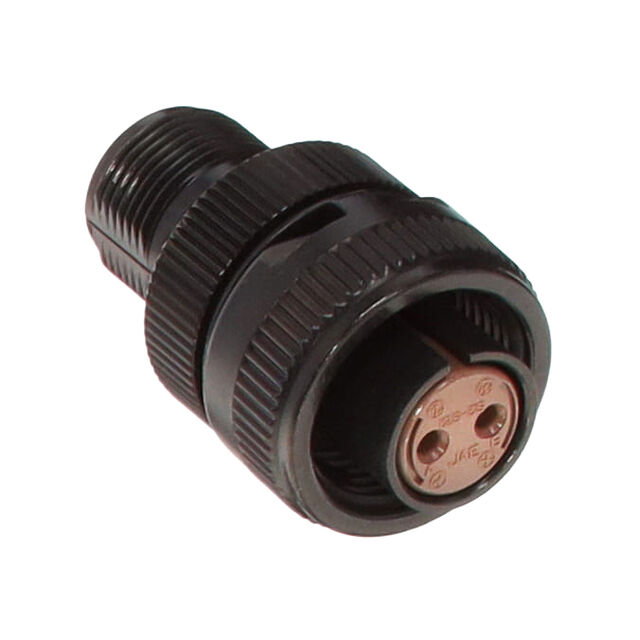 CIRC CONN 2 POS, STR PLUG, SOCKE