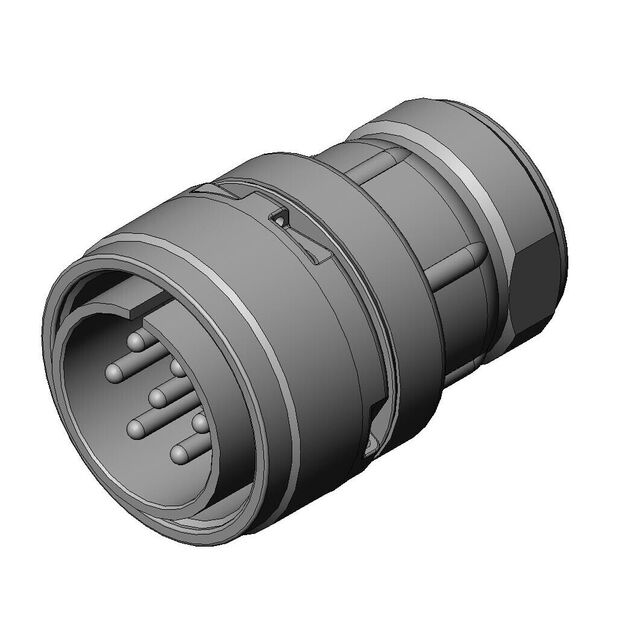 CONN PLUG MALE 7P SOLDER CUP