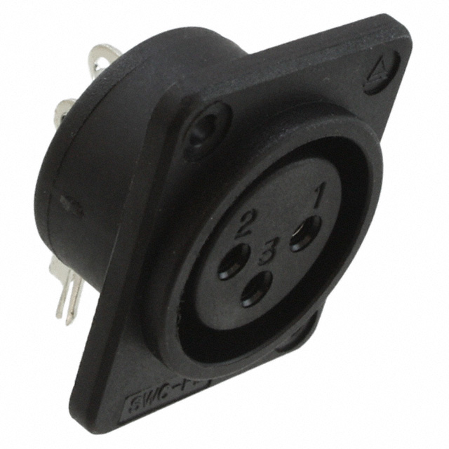 CONN PLUG FMALE XLR 3P TIN SLDR