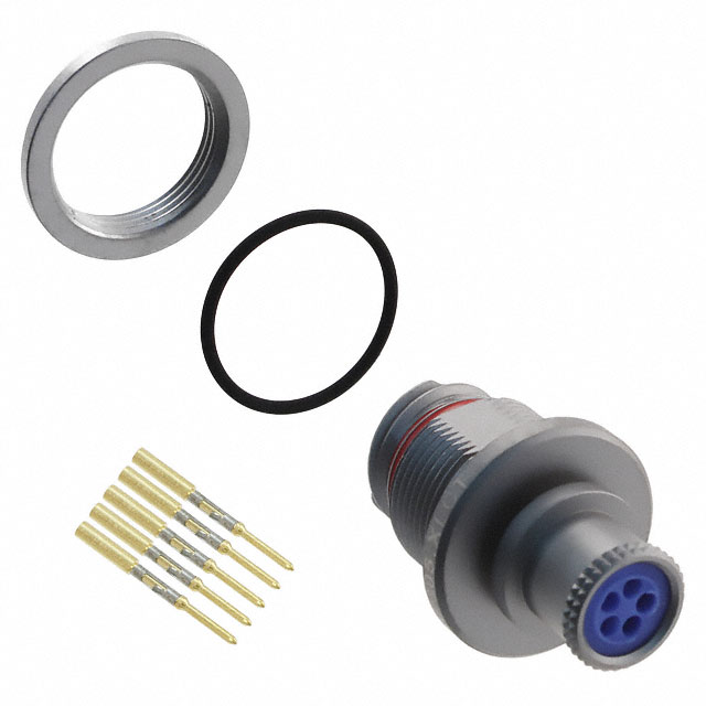 CONN RCPT MALE 5POS GOLD CRIMP