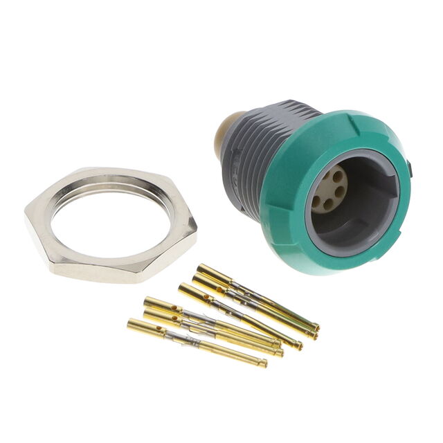 CONN RCPT FMALE 6POS GOLD CRIMP