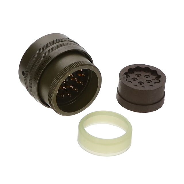 CONN PLUG FMALE 16P GOLD SLD CUP