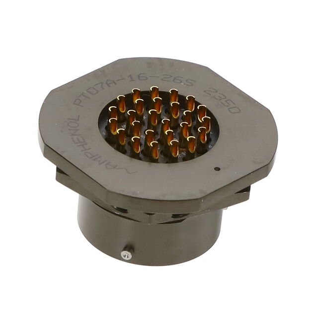 CONN RCPT FMALE 26P GOLD SLD CUP