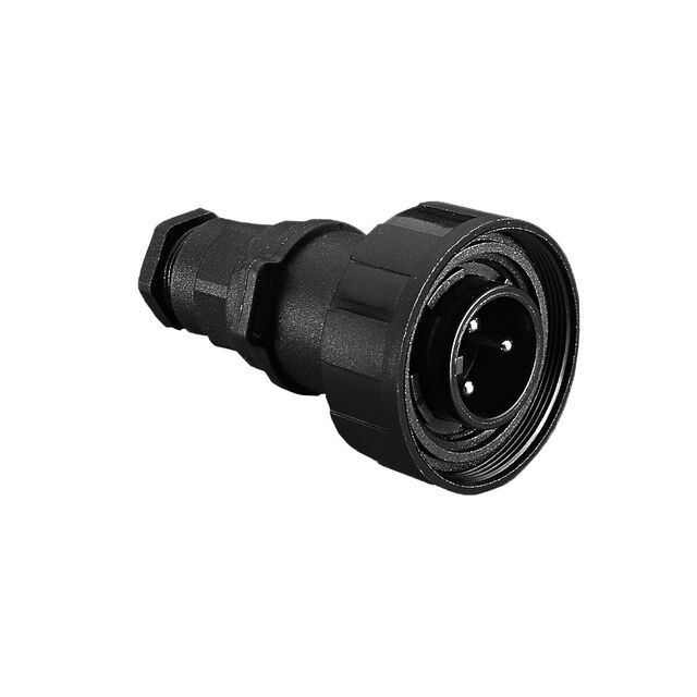 CONN PLUG FMALE 4P NICKEL SCREW