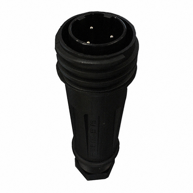 CONN RCPT MALE 3POS NICKEL SCREW
