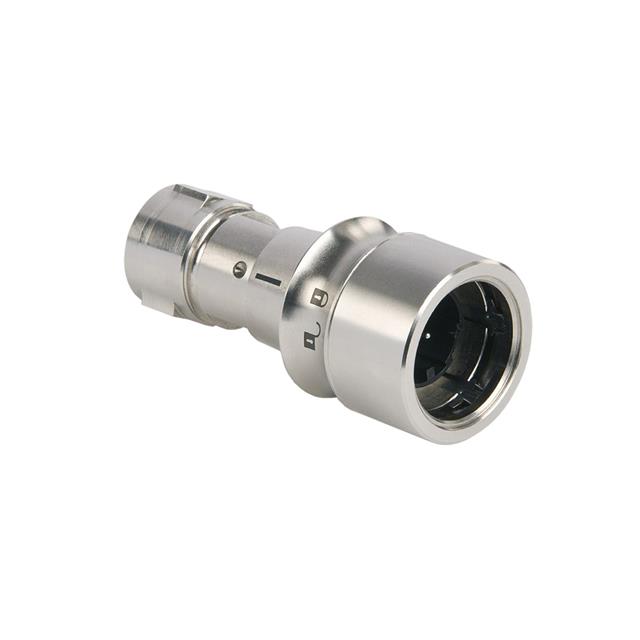 CONN RCPT MALE 3POS NICKEL SCREW