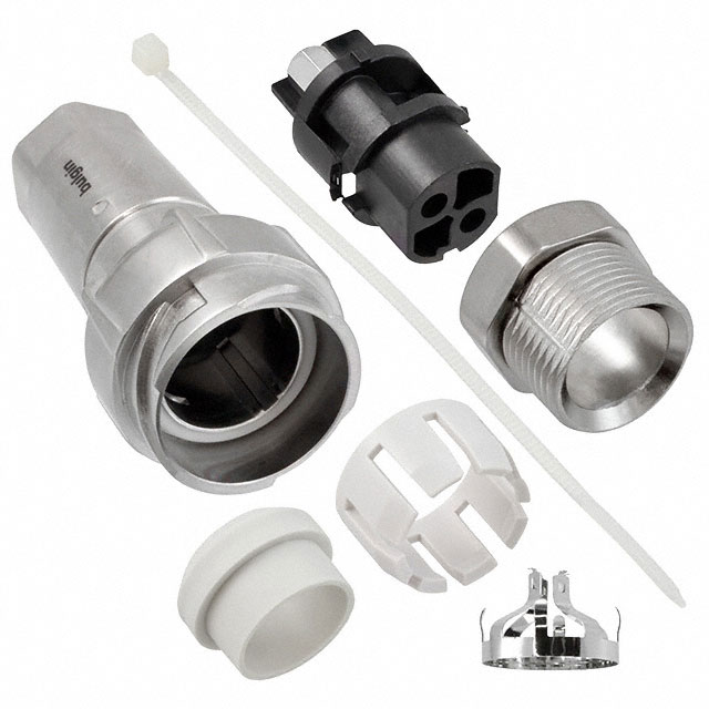 CONN RCPT FMALE 2P NICKEL SCREW