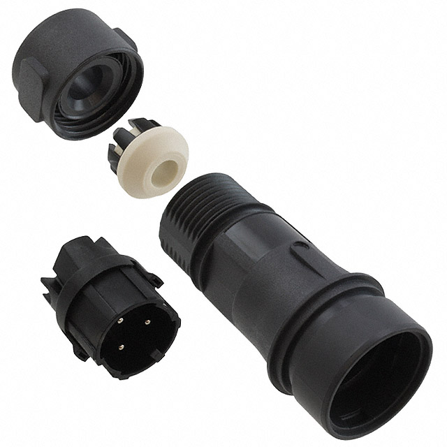 CONN PLUG MALE 3POS NICKEL SCREW