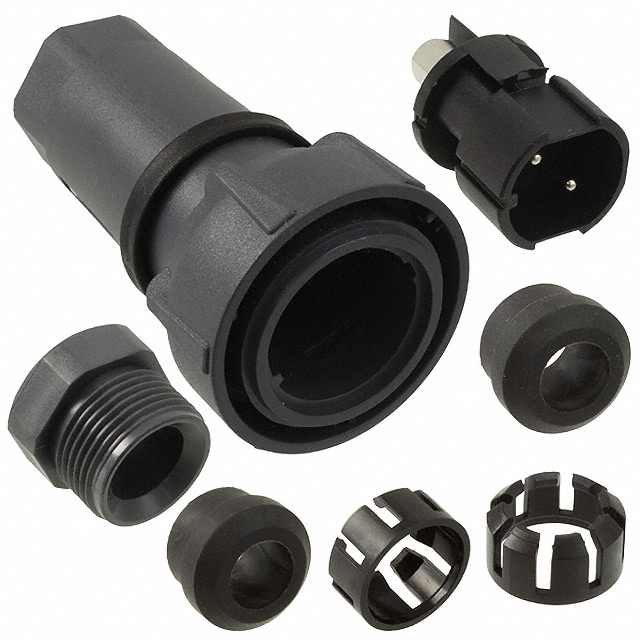 CONN PLUG MALE 2POS NICKEL SCREW