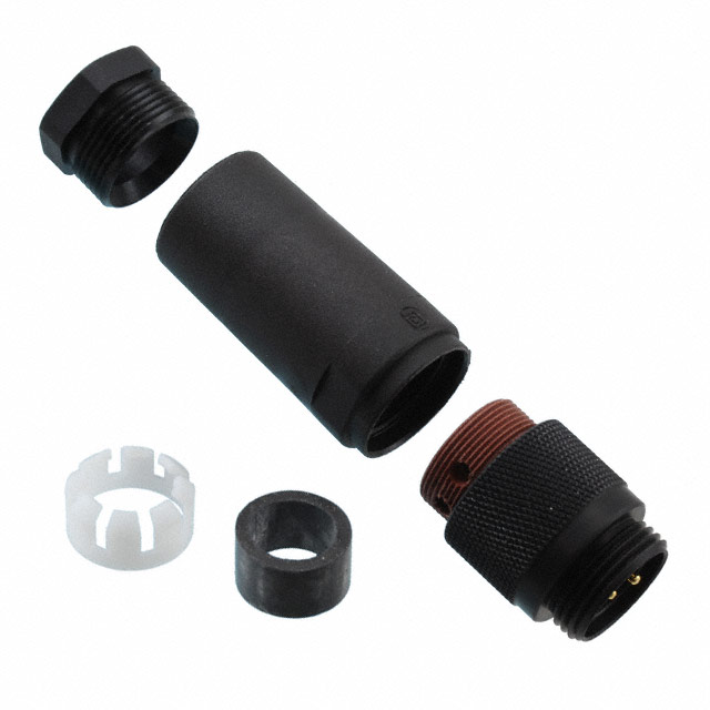 CONN RCPT MALE 5POS GOLD SCREW