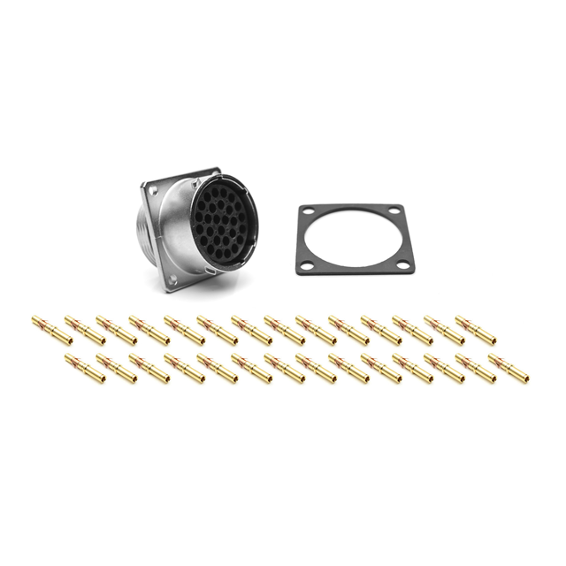 CONN RCPT FMALE 28POS GOLD CRIMP